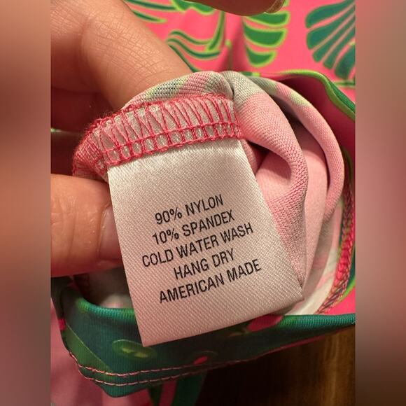 NWT Sailor-Sailor Tunic Palm Print SPF 50 3/4 sleeve Blouse Tropical Medium - Picture 4 of 7